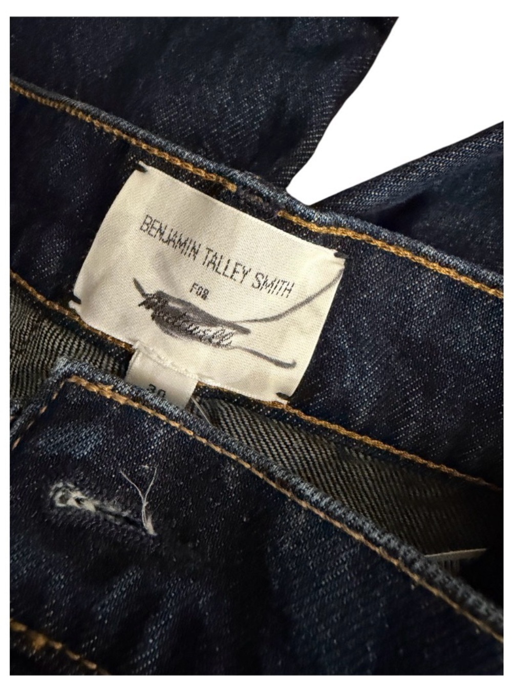 NWT Madewell X Benjamin Talley Smith The Coolidge Wide Leg Jean Size 30x34.5 - Picture 4 of 8